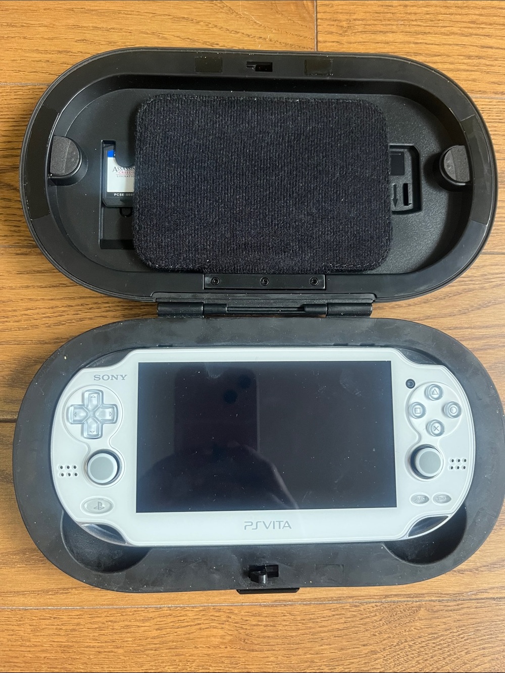Sony PS Vita Handheld Console - White with Black Case